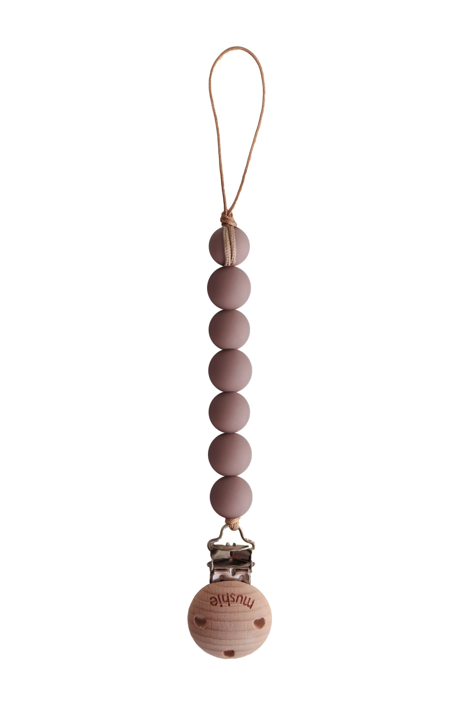 Pacifier Clip | Halo (Cloudy Mauve)