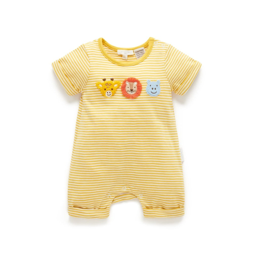 Happy Faces Growsuit Marula Stripe