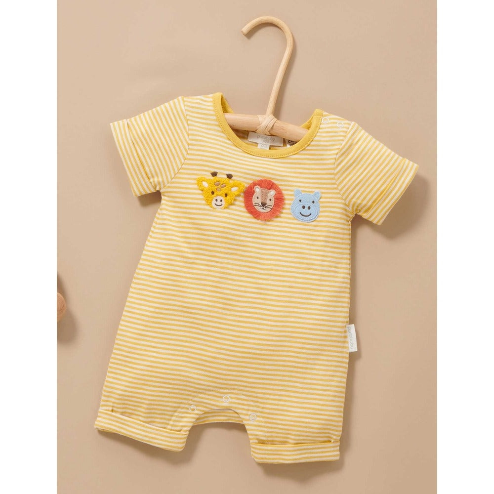 Happy Faces Growsuit Marula Stripe