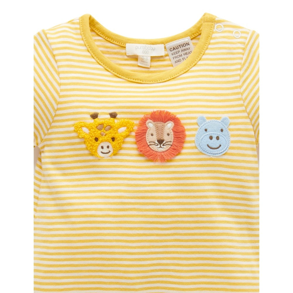 Happy Faces Growsuit Marula Stripe