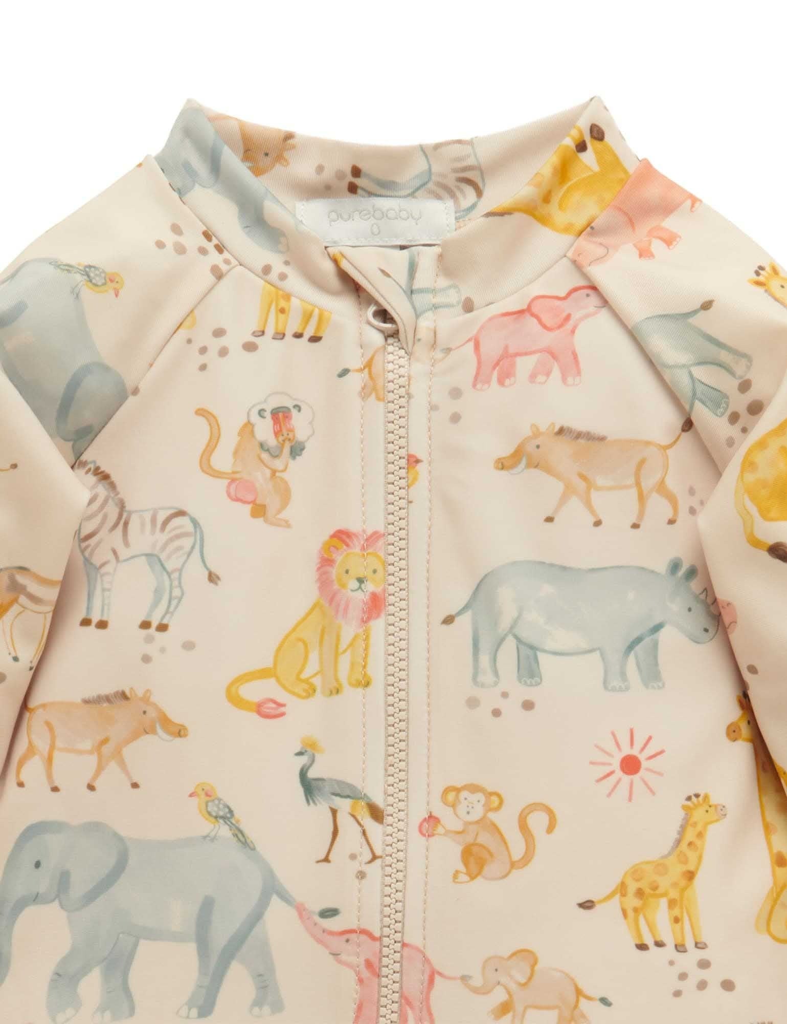 Long Sleeve Sunsuit Savanna
