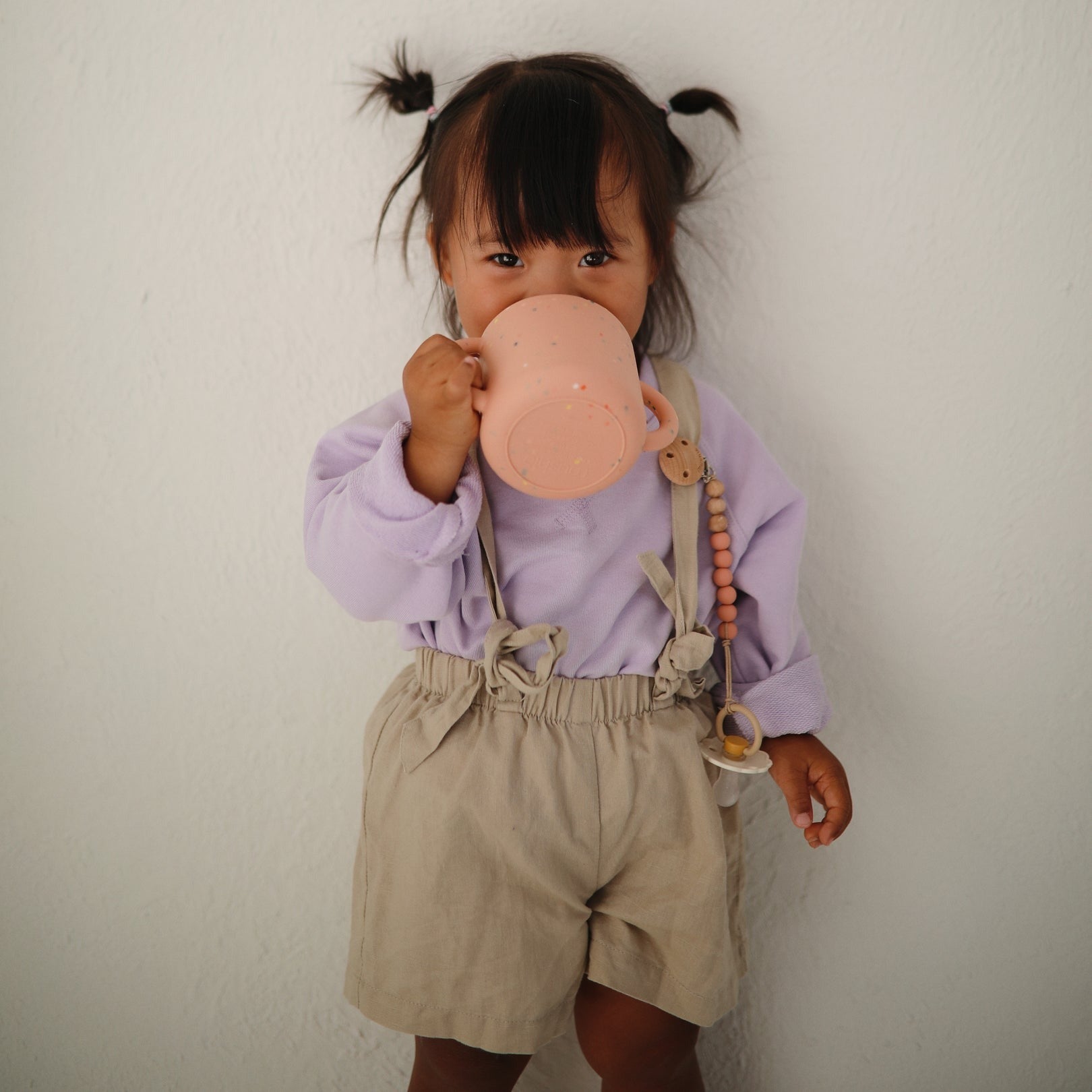 Pacifier Clip | Eva (Powder)