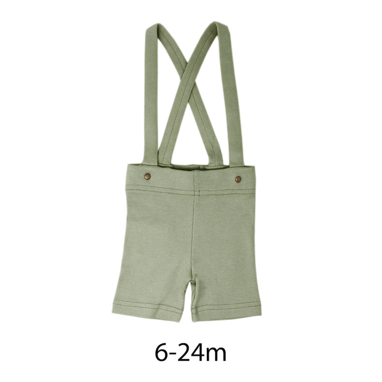 Suspender Shorts in Fern