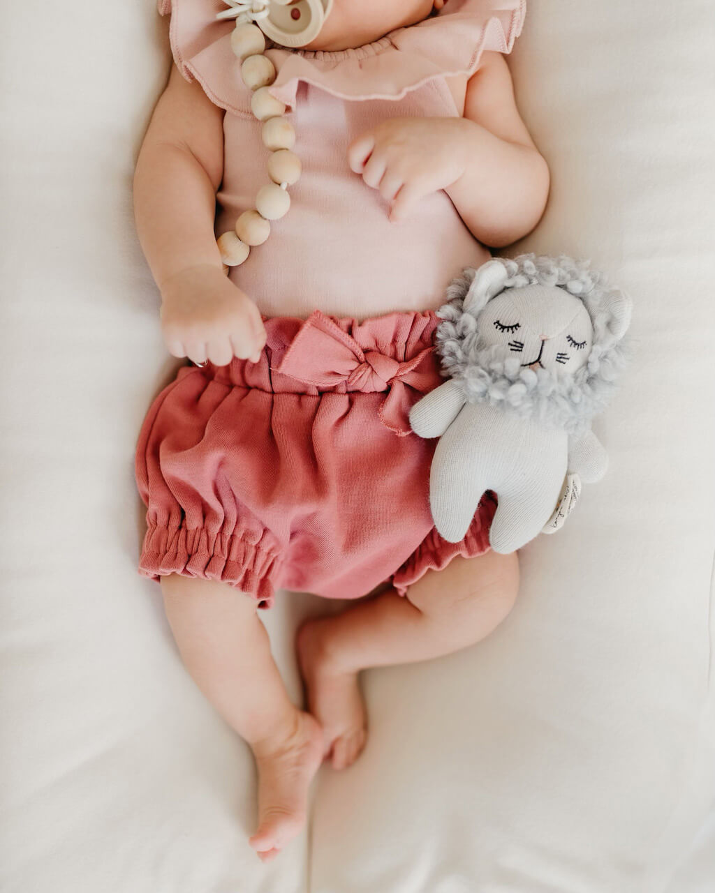 Ruffle Bloomer in Rosewater