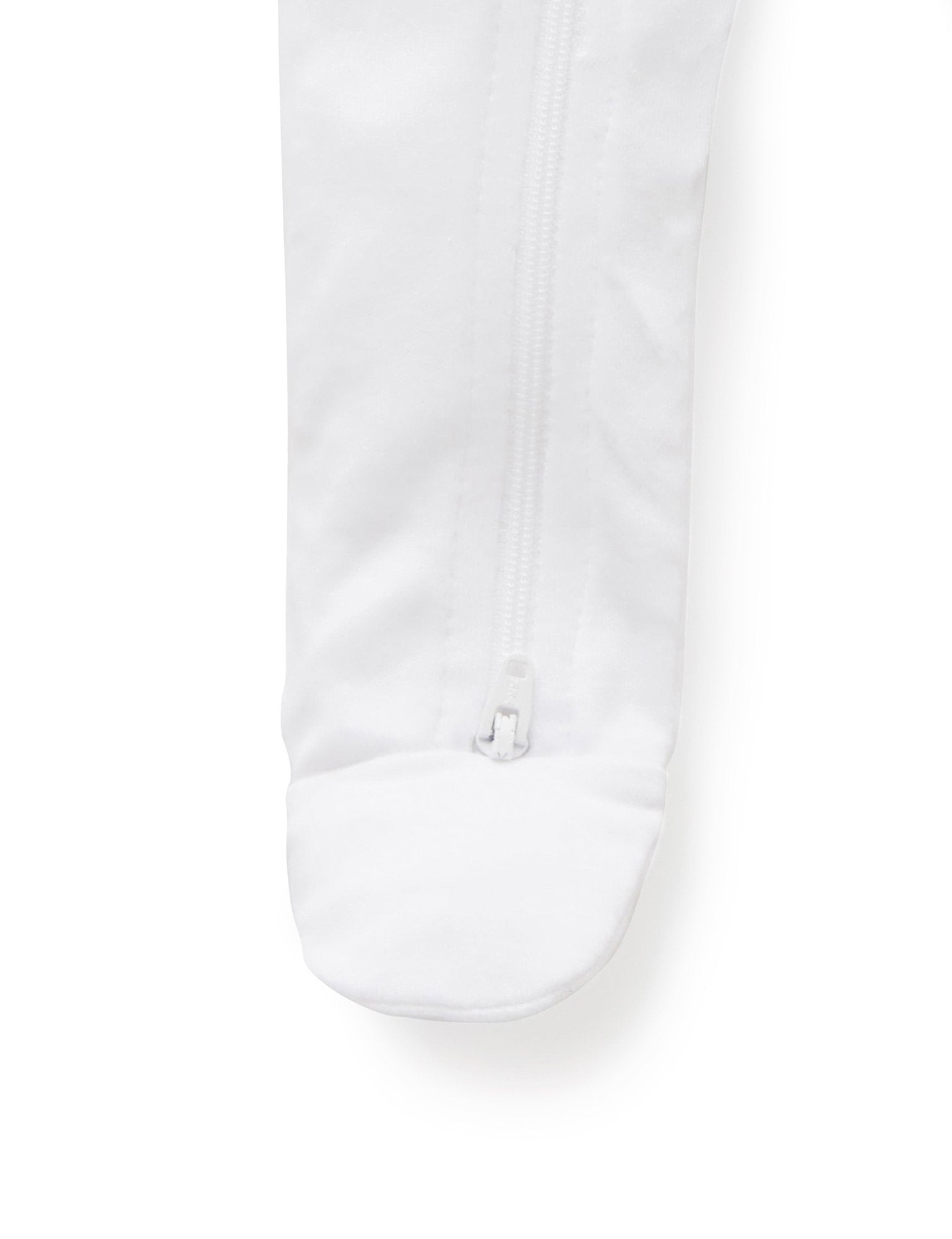 Zip Growsuit (White)