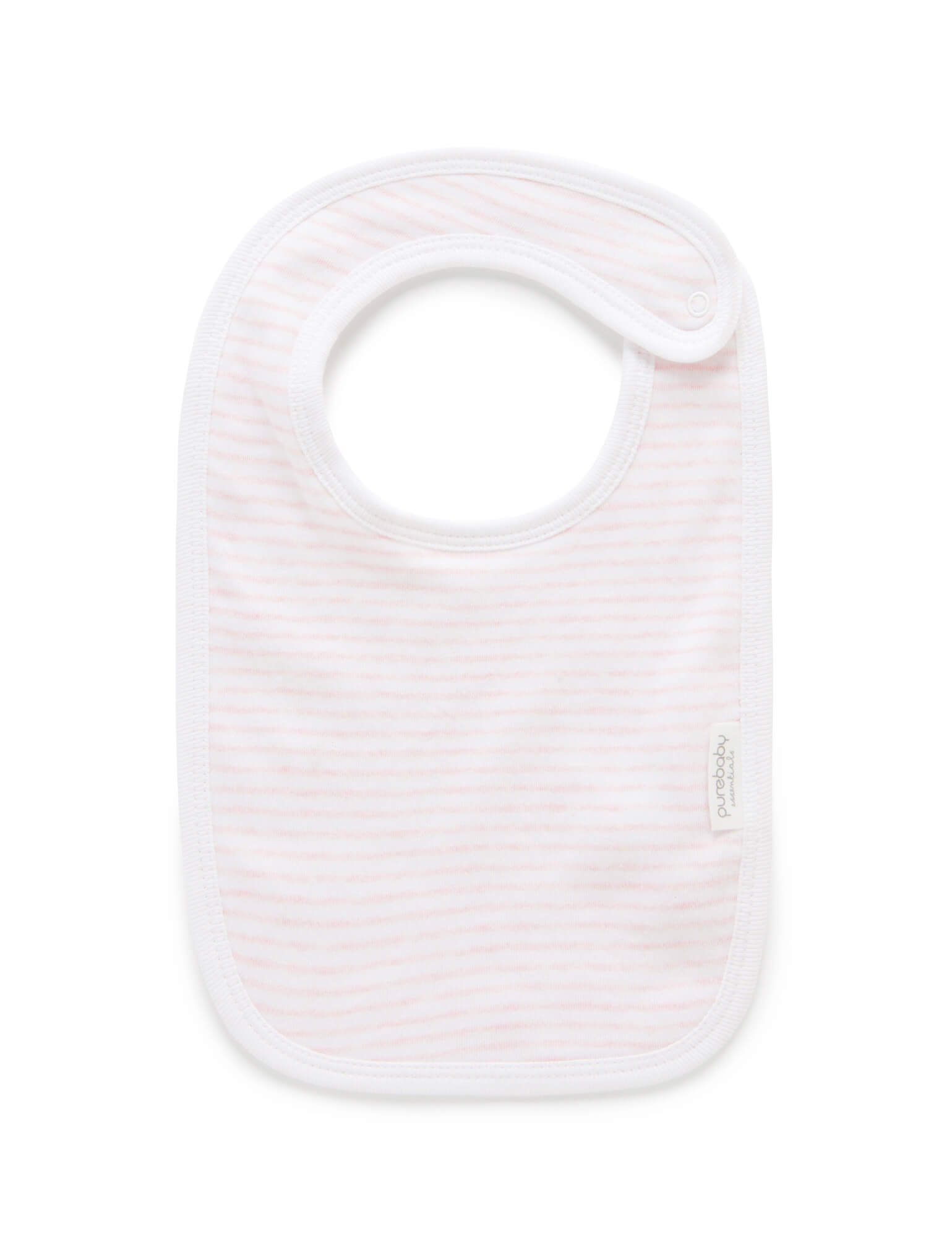 Essentials Bib (Pink Stripe)