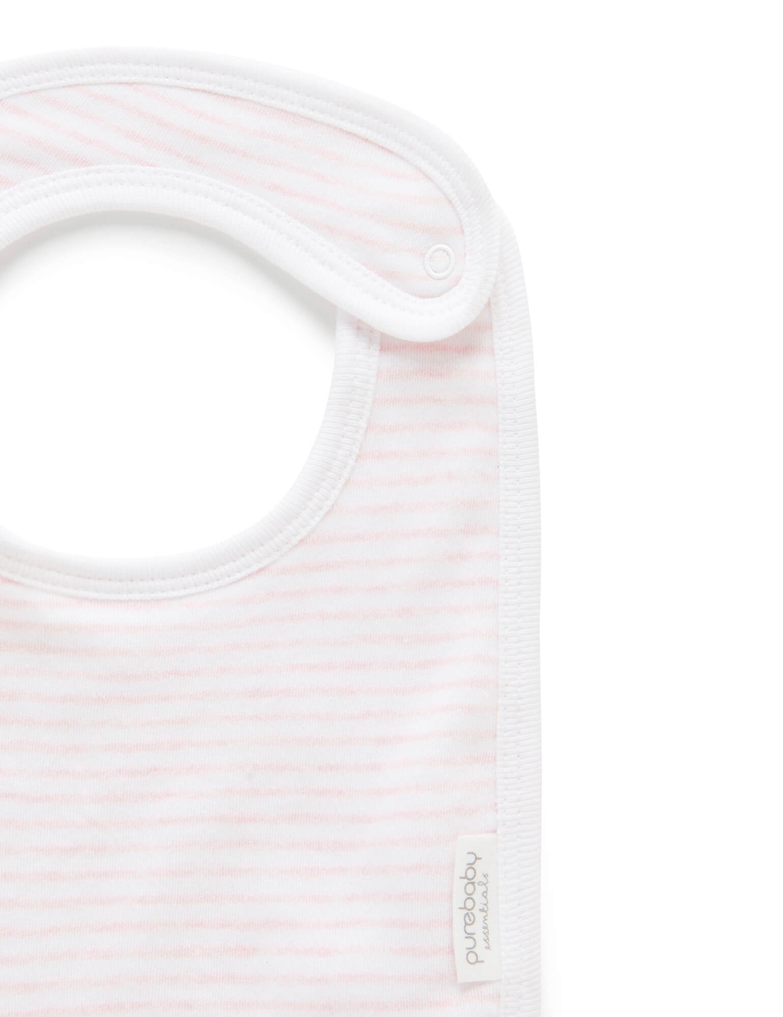Essentials Bib (Pink Stripe)
