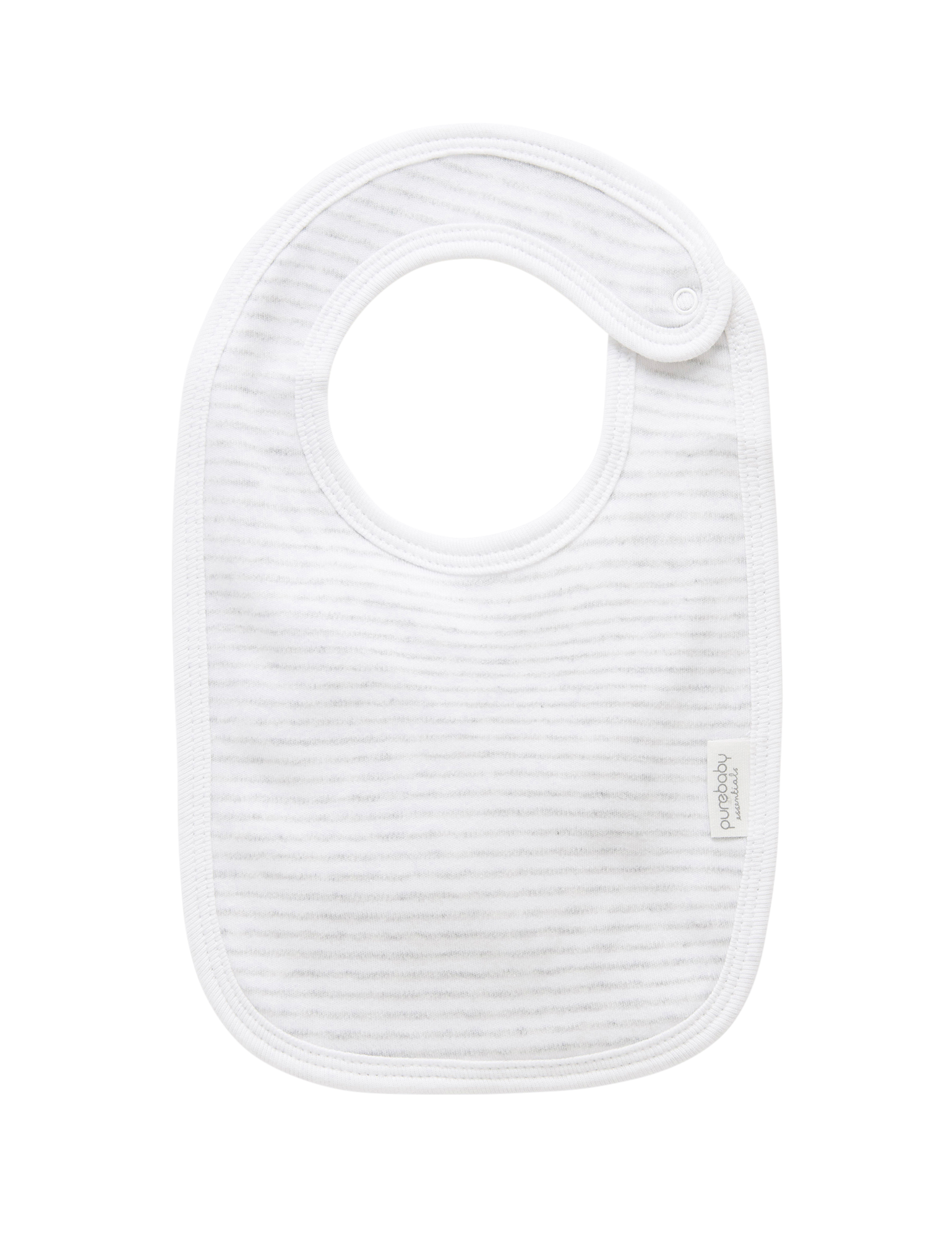 Essentials Bib (Grey Stripe)