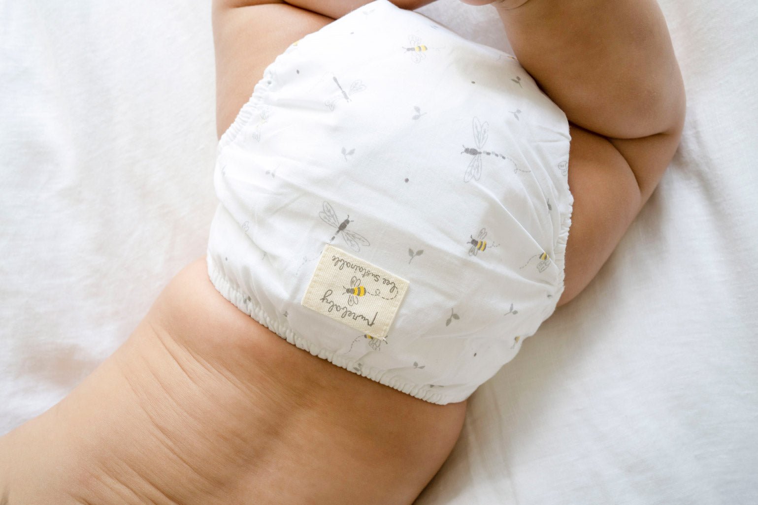 Reusable Nappy Pant in Bumble Bee