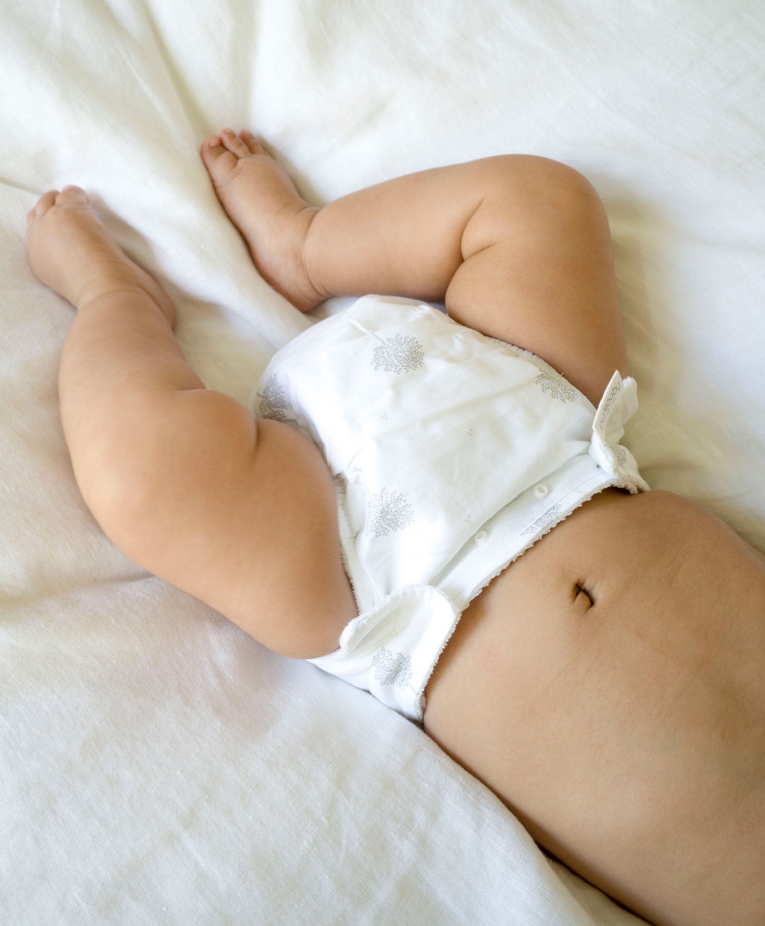 Reusable Nappy Pant in Pale Grey Tree