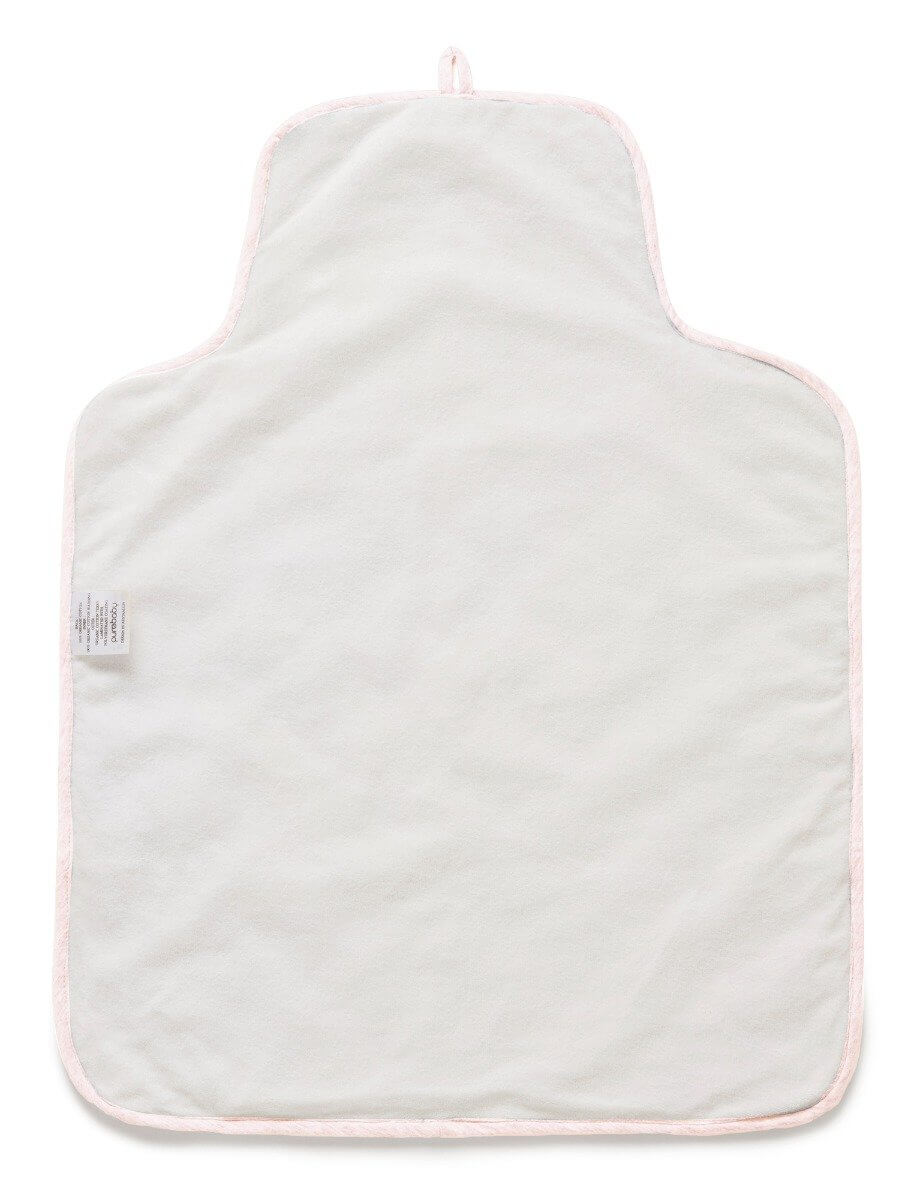 Quilted Change Mat in Soft Pink Melange