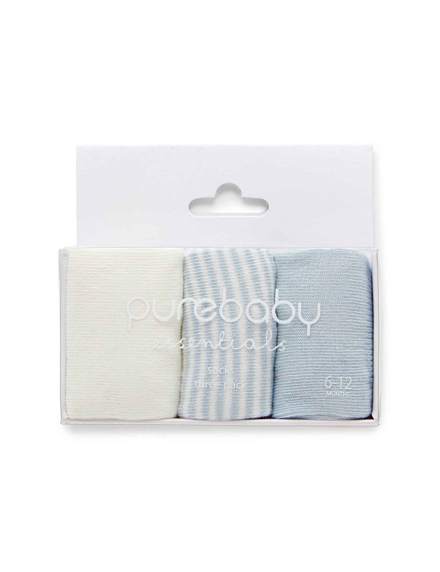 3 Sock Pack (Blue)