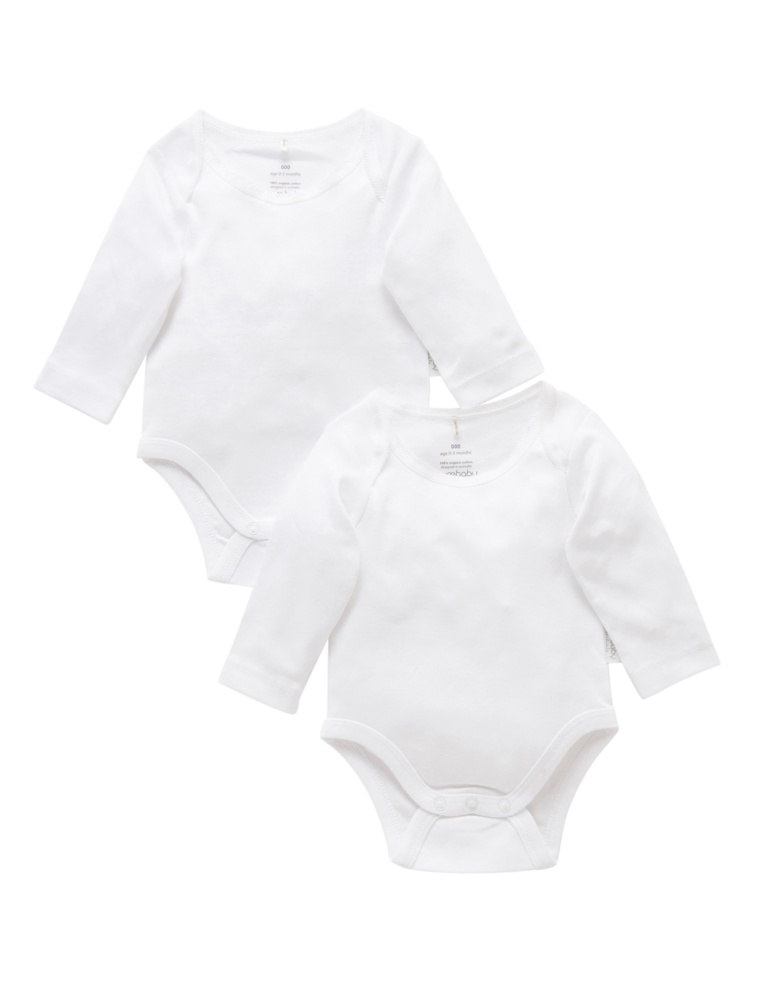 Easy Neck Long Sleeve Bodysuit Pack