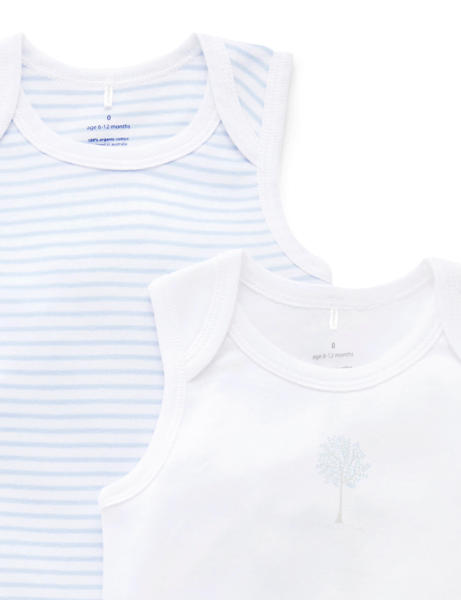 2 Pack Cotton Bodysuit in Giftbox
