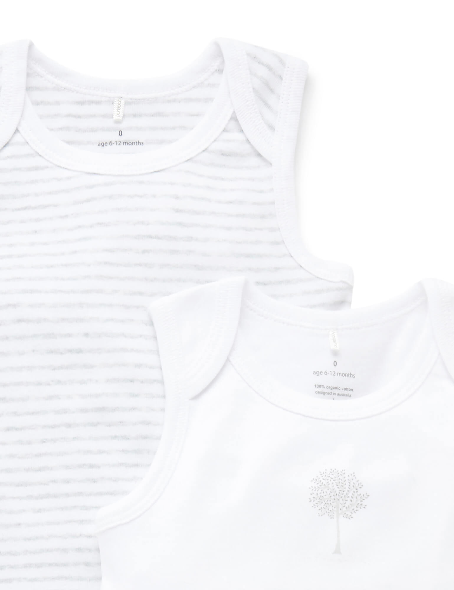 2 Pack Cotton Bodysuit in Giftbox