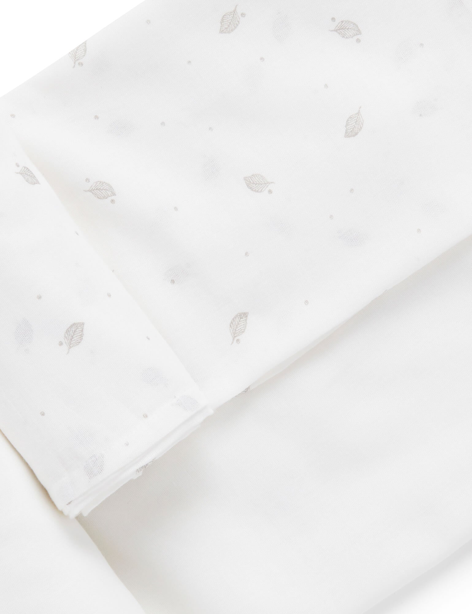 2 Pack Muslin Wrap (Grey Leaf)