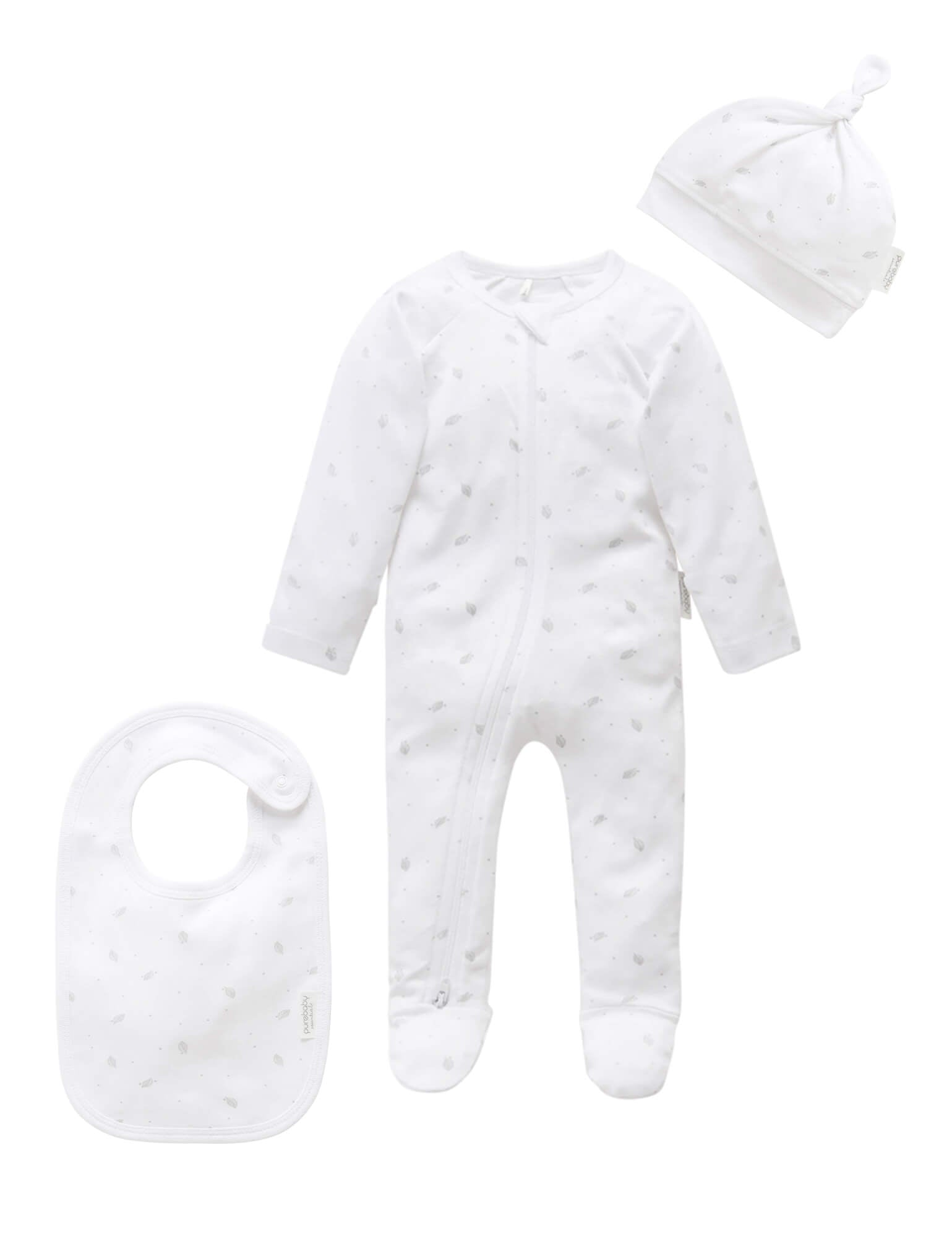 3 Piece Set (Grey Leaf)