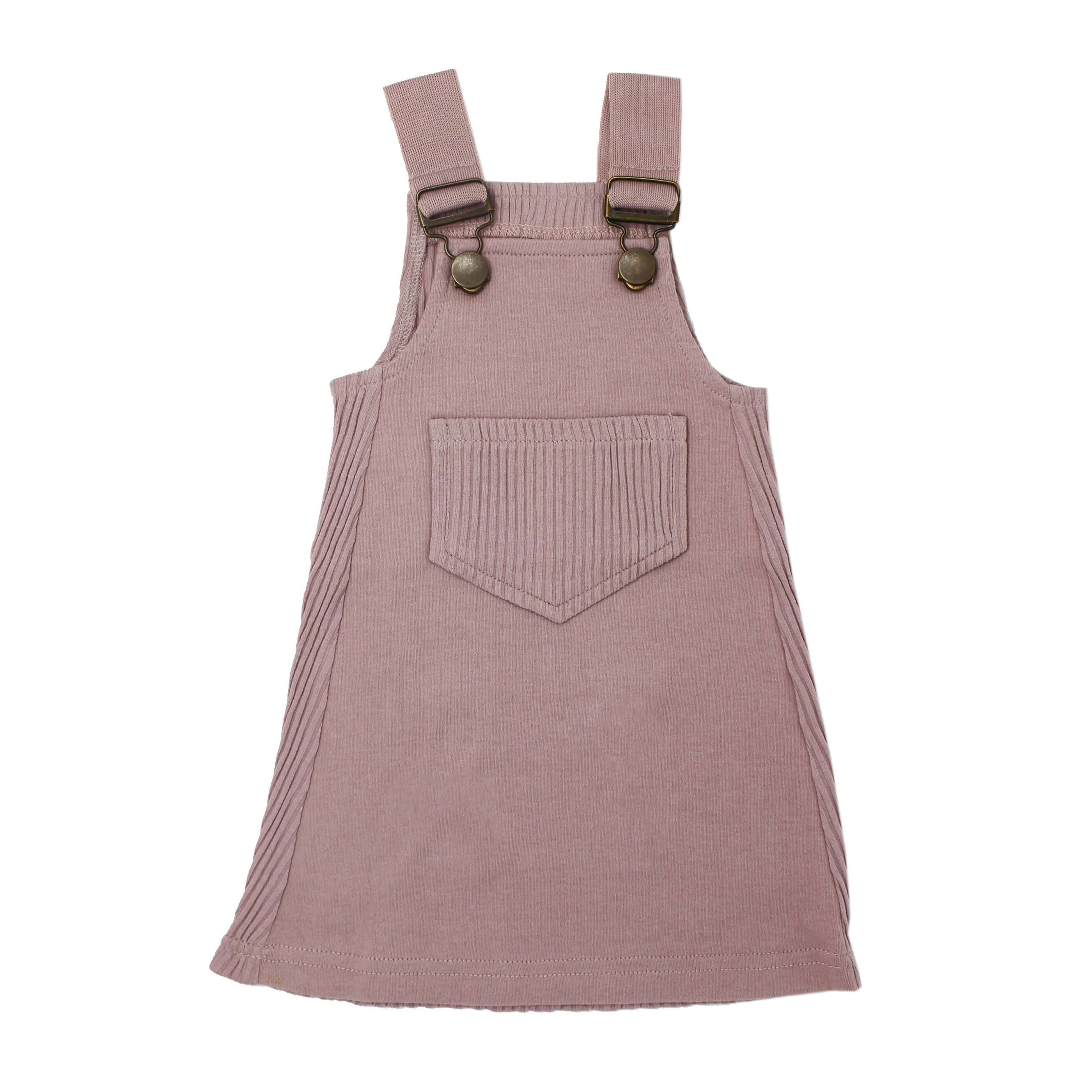 Ribbed Tank Dress in Thistle