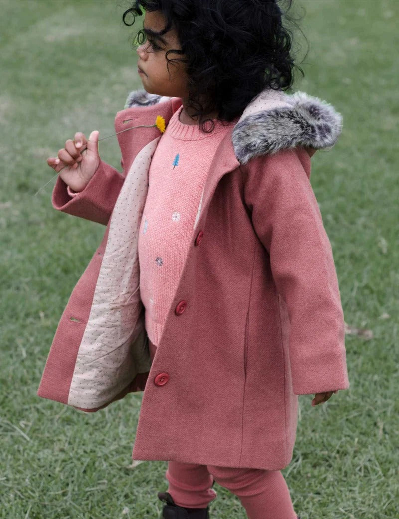 Duffle Coat With Fur