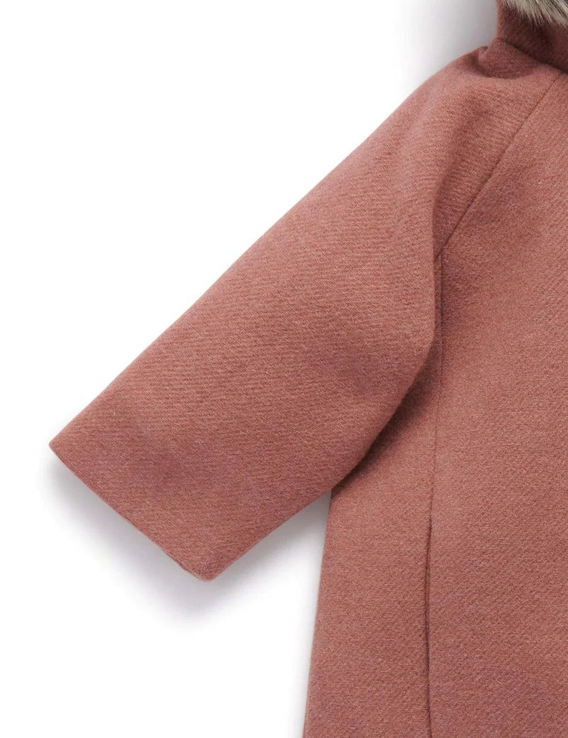 Duffle Coat With Fur