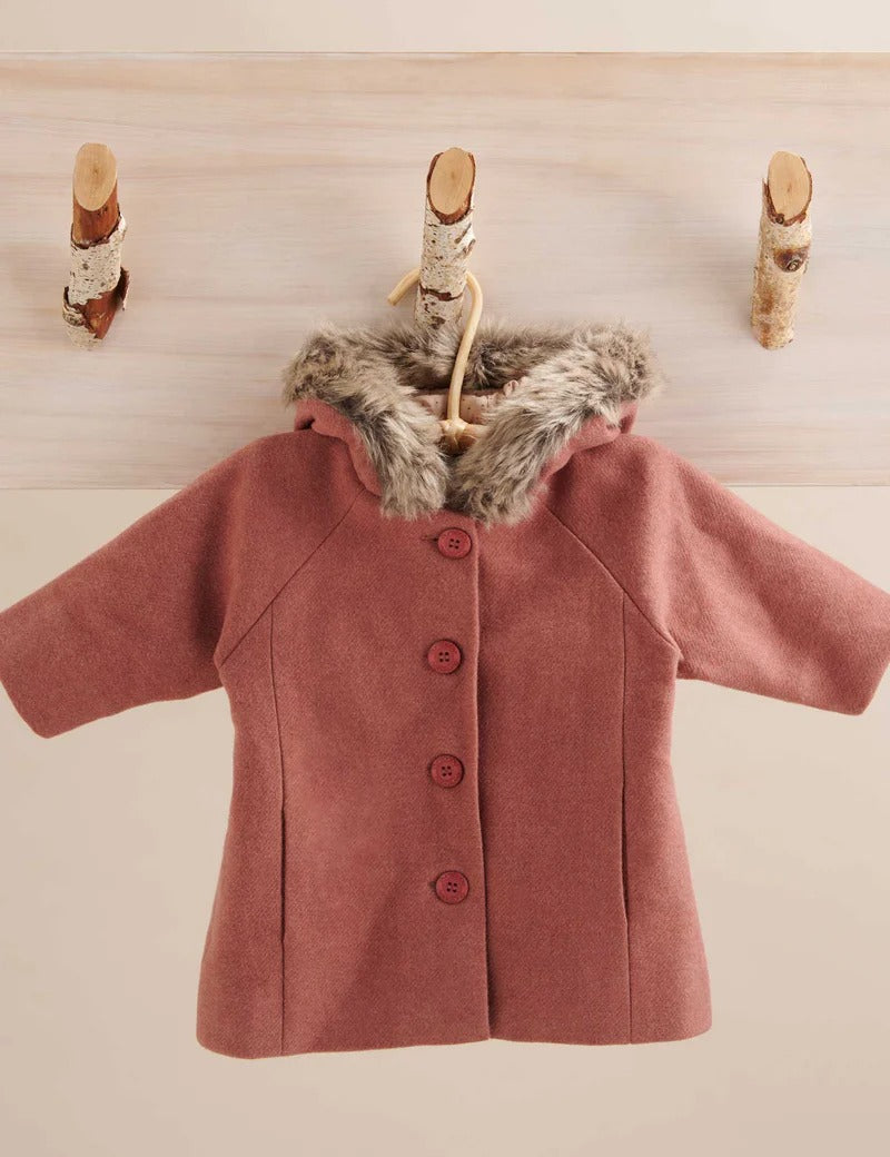 Duffle Coat With Fur