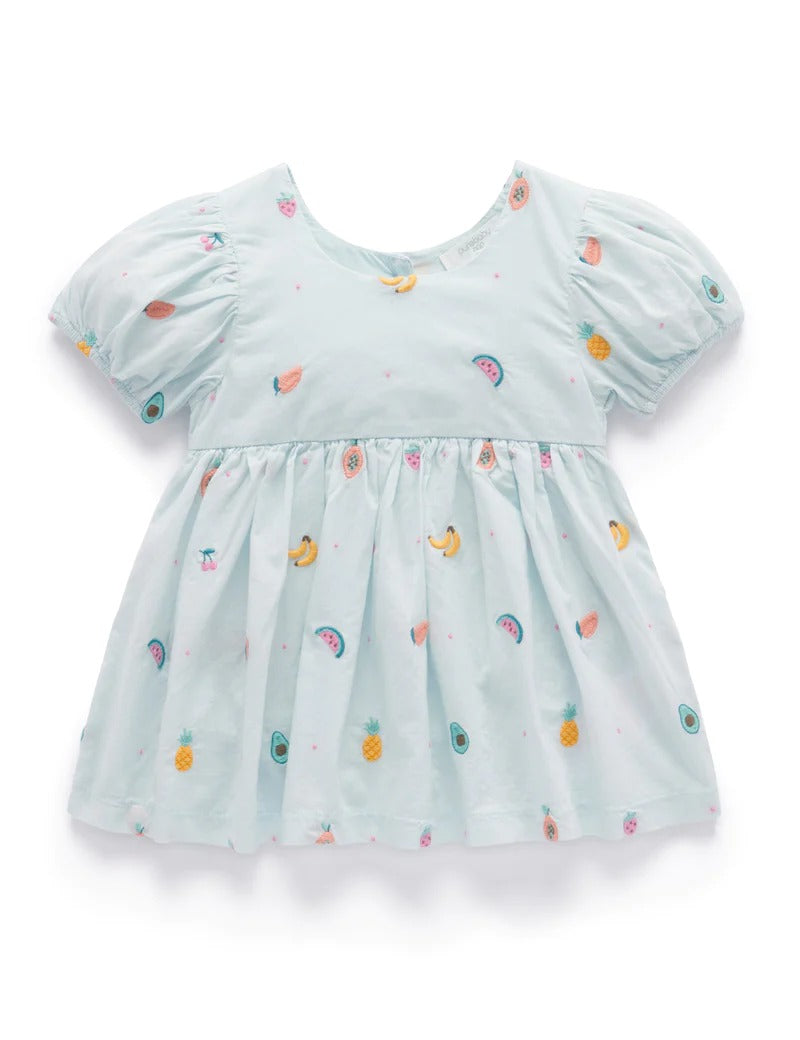 Fruity Embroidered Dress
