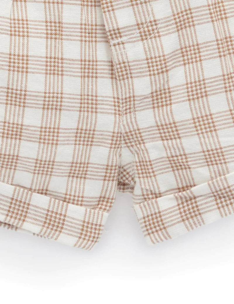 Gingham Tee and Short Set