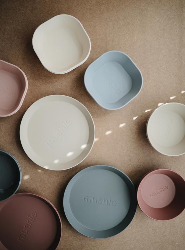 Round Dinnerware Bowl, Set of 2 (Smoke)