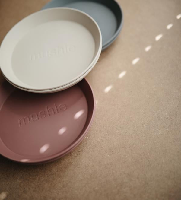 Round Dinnerware Plates, Set of 2 (Smoke)