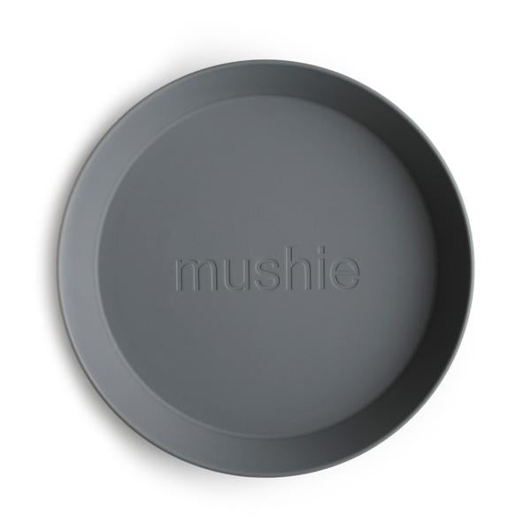 Round Dinnerware Plates, Set of 2 (Smoke)