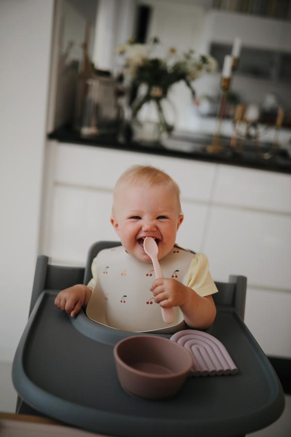 Silicone Feeding Spoons (Blush/Shifting Sand) 2-Pack