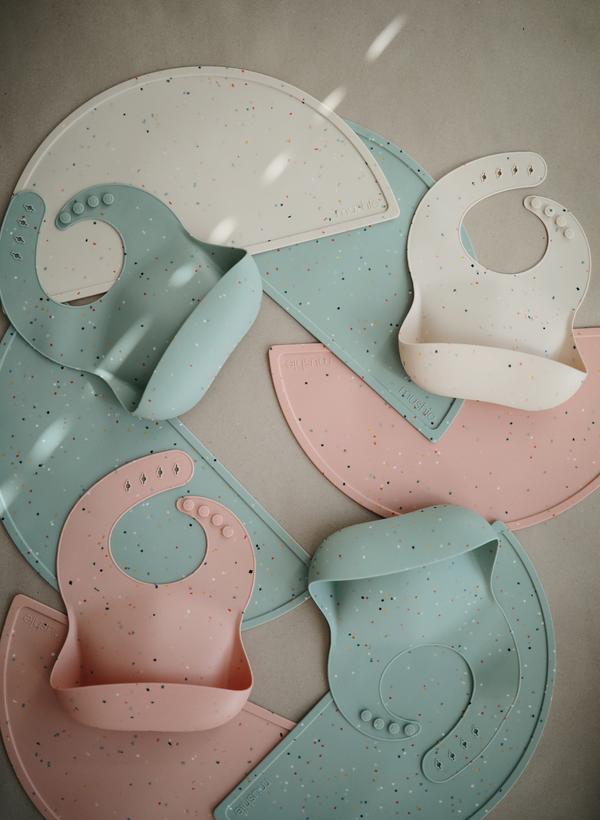 Silicone Place Mat (Cambridge Blue Confetti)