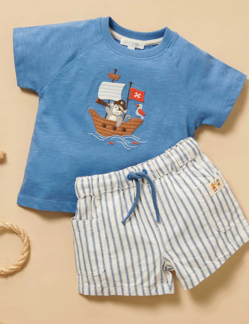 Nautical Pull On Shorts