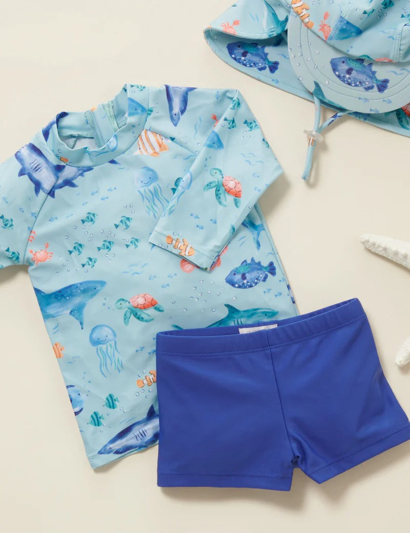 Printed L/S Rashie Set