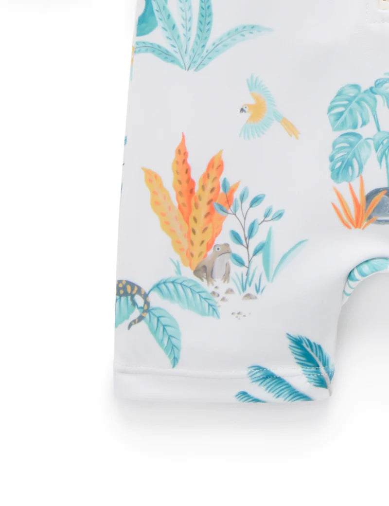 Long Sleeve Sunsuit Jungle Life