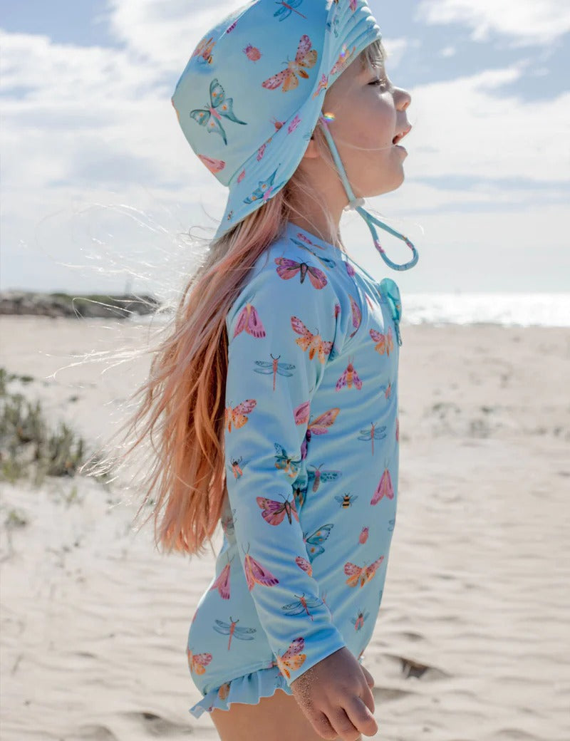 Long Sleeve Swimsuit Butterfly