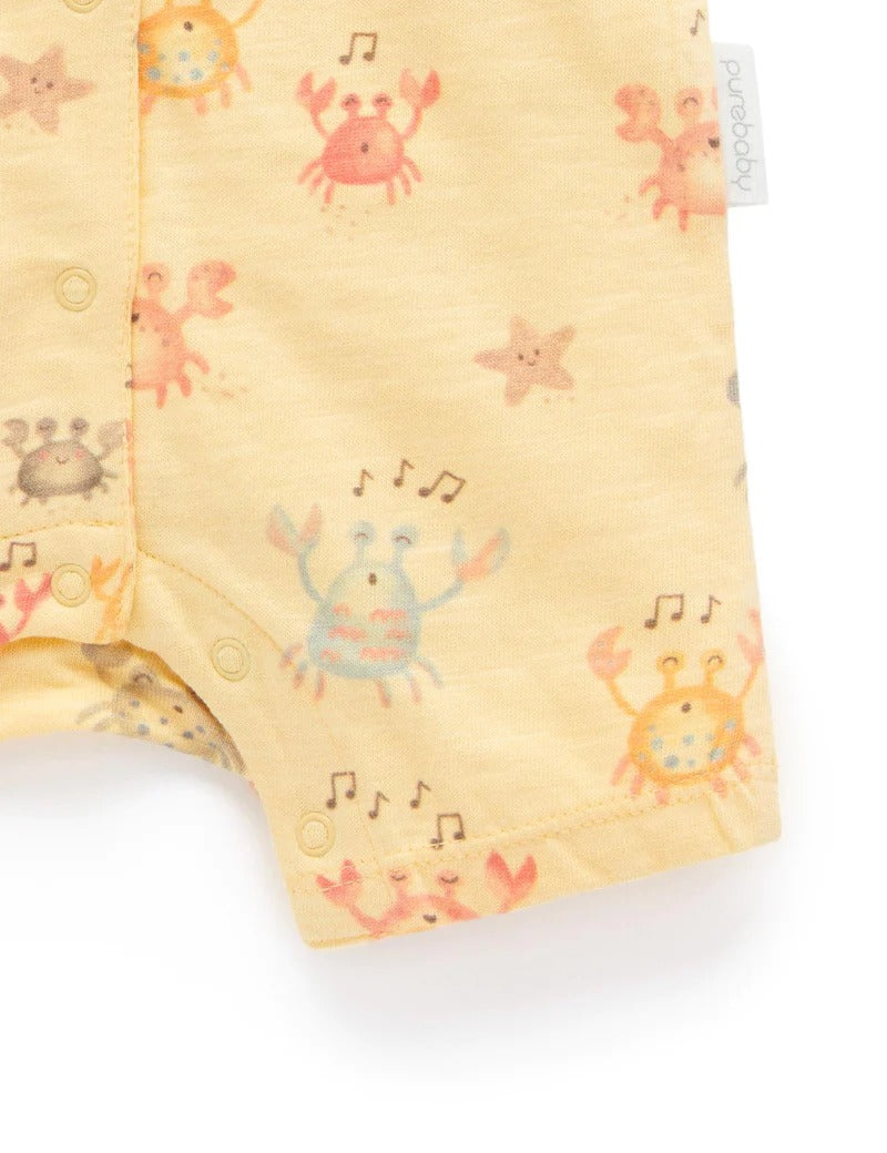 Singing Crabs Short Growsuit