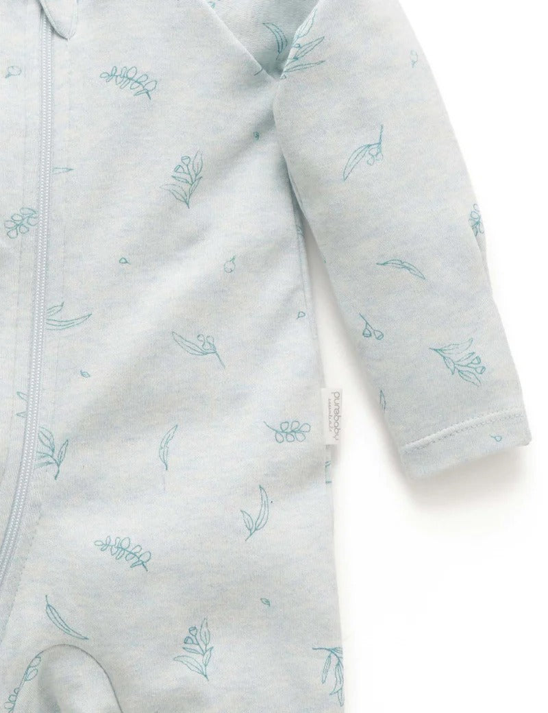 Zip Growsuit (Mint Eucalyptus)