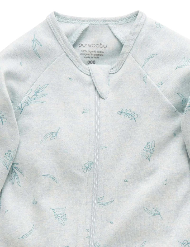 Zip Growsuit (Mint Eucalyptus)