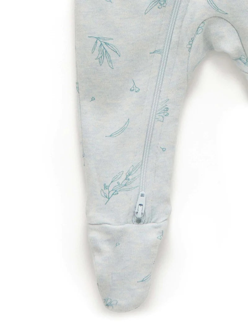 Zip Growsuit (Mint Eucalyptus)